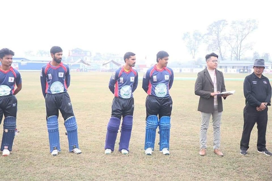 निर्माणधिन गौतमबुद्ध अन्तर्राष्ट्रिय क्रिकेट रङ्गशालामा क्रिकेट प्रतियोगिता शुरु