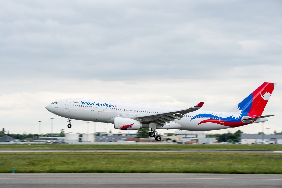 Nepal airlines airbus 330