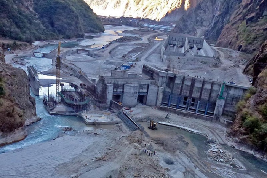 Upper tamakoshi hydro project dam site