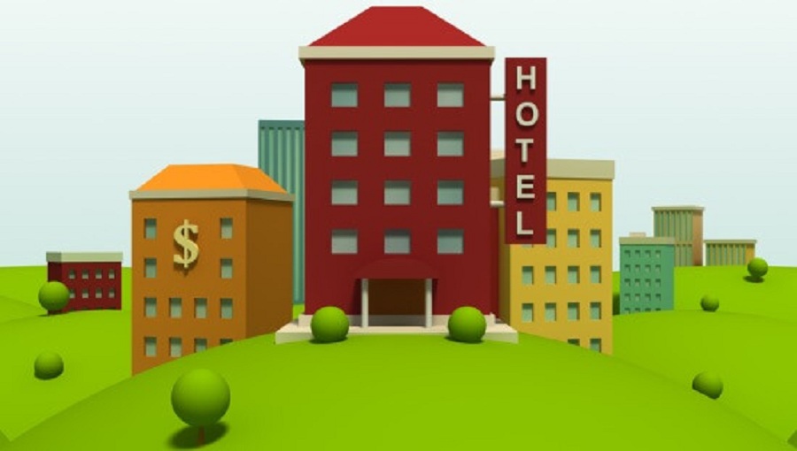 Cartoon hotel