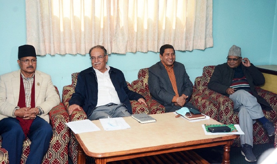 माओवादी स्थायी समिति बैठक सुरु, सरकारलाई दिएको समर्थन फिर्ता लिन सक्ने