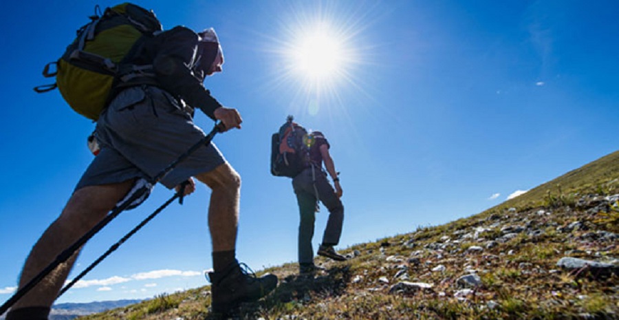 Hiking trekking