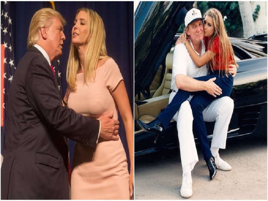 Trump ivanka creepy cring