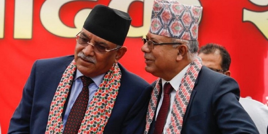 प्रचण्ड - नेपाल पक्षको नेकपा स्थायी कमिटी बैठक पेरिसडाँडामा