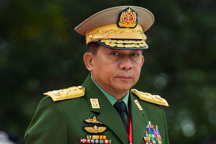 Myanmars army chief min aung hlaing