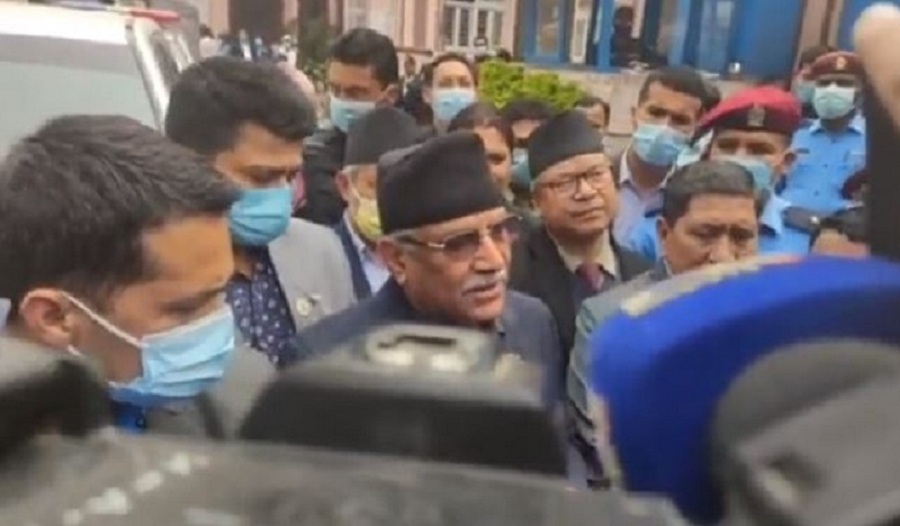 अध्यक्ष दाहालद्वारा पुनरवलोकन निवेदन दर्ता