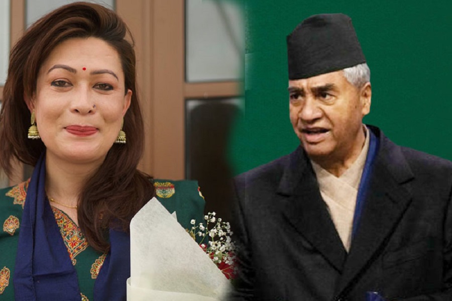 प्रधानमन्त्री देउवाले दिए भूमिकालाई बधाई