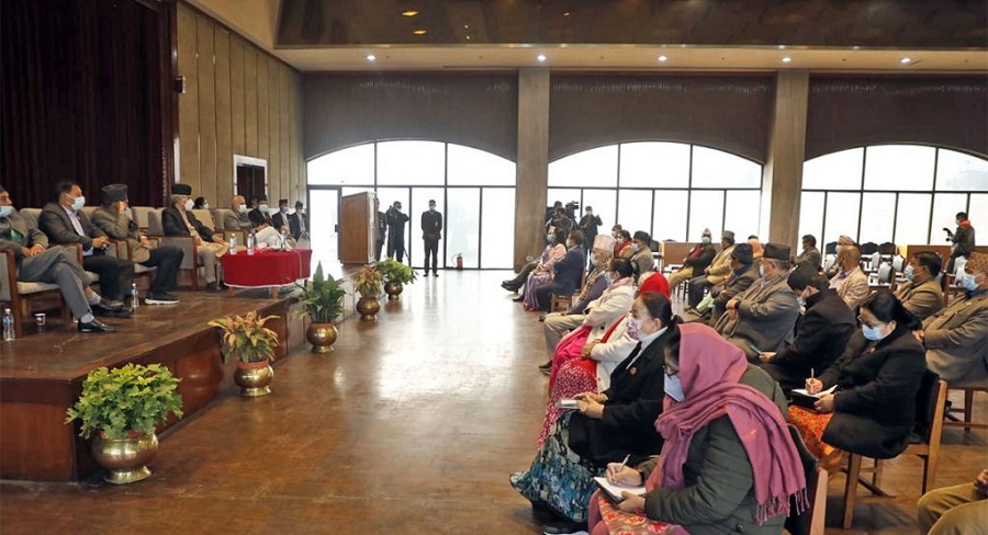 Nepali congress samsadiya dal meeting