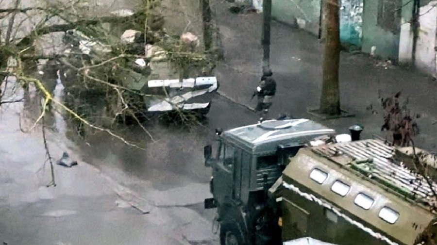 राजधानी किभनजिकै पुग्यो रुसी सेना : हरेक ३० मिनेटमा गोलाबारी, मेयरको अपहरण