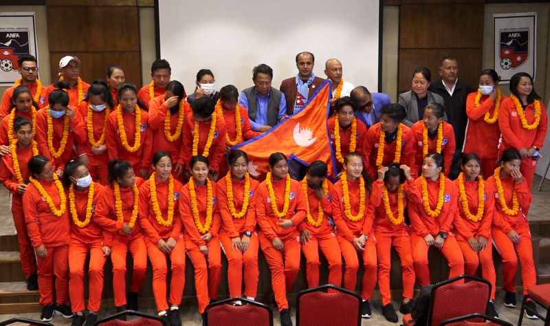 नेपाली यु-१८ महिला टोली आज भारत जाँदै