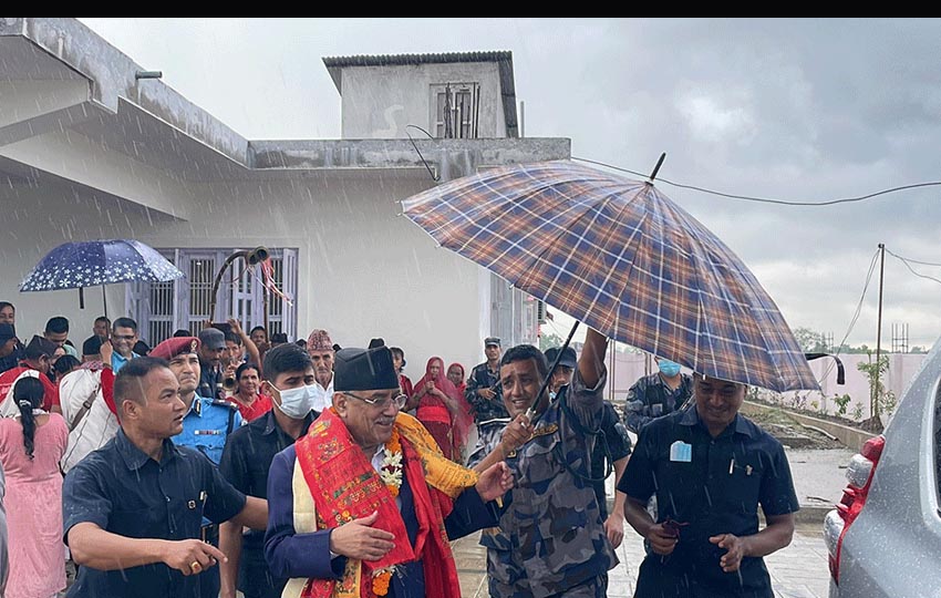प्रचण्डको नयाँ घर : बाहिरबाट हेर्दा सामान्य, भित्र छ भव्य