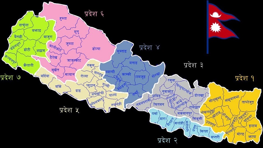 Nepal map