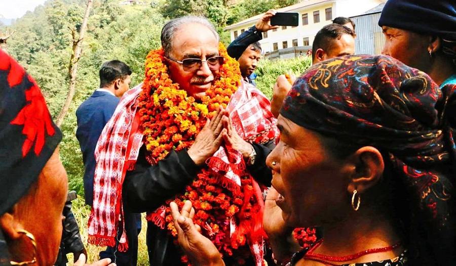 १३ हजारको मतान्तरमा गोरखा २ बाट माओवादी अध्यक्ष प्रचण्ड निर्वाचित