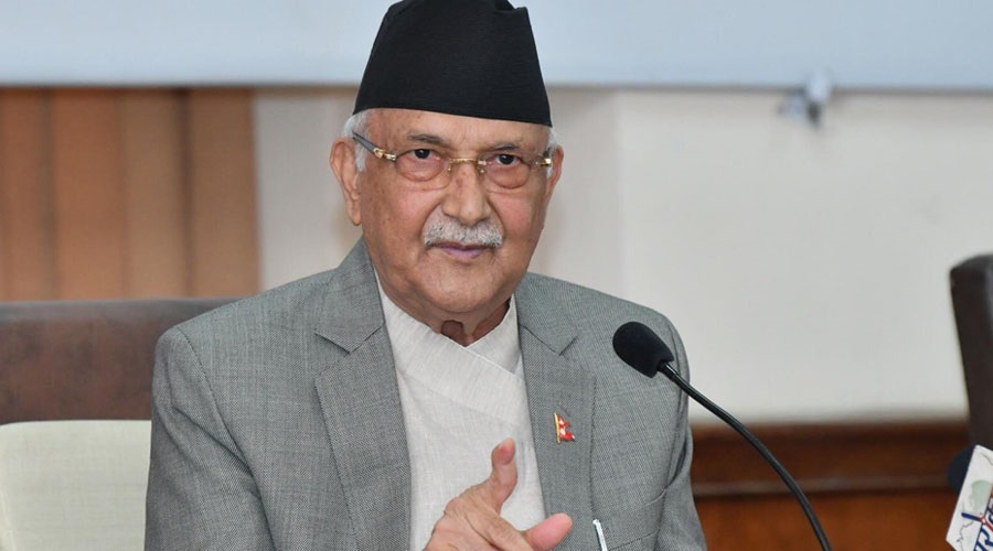 ओली भन्छन्, एमाले ढाल्न प्रचण्ड र नेपाल कांग्रेसरुपी बन्चरोको बिँड बने