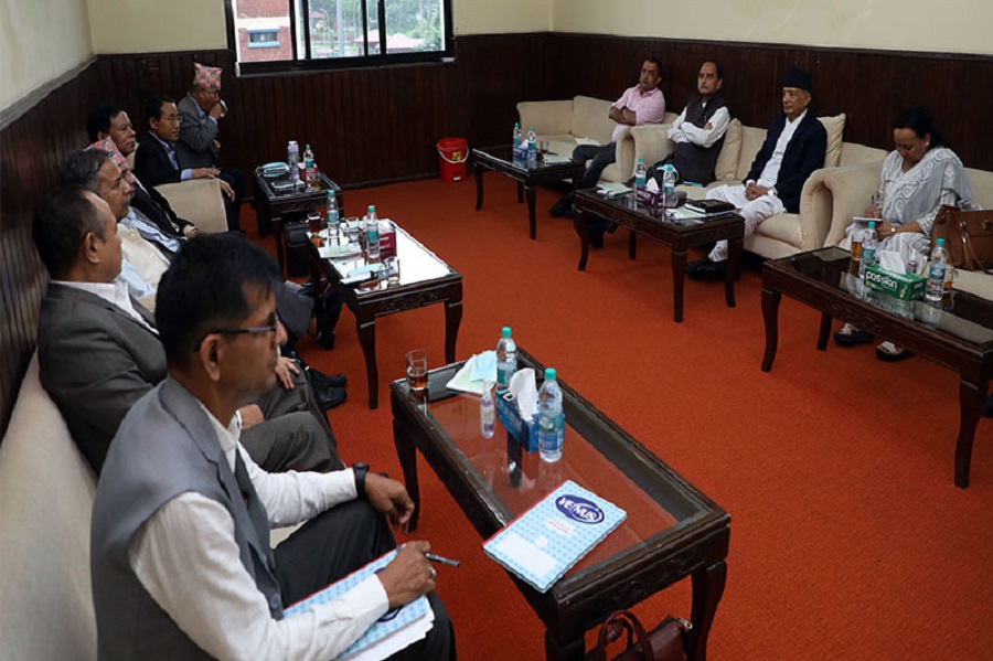 गठबन्धनभित्रको कार्यदल बैठक : शीर्ष संसदमा ल्याउने बन्यो सहमति