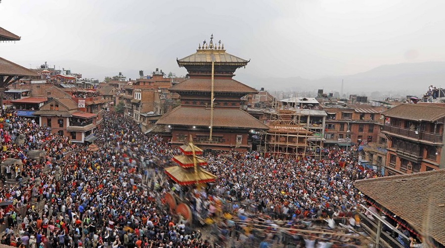 बिस्केट जात्राको रथको पाङ्ग्राले चेपिएर एक जनाको मृत्यु 