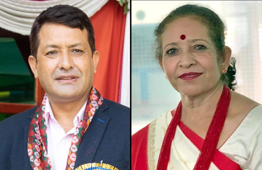 Dipak risal and shanti nepal gokarneshwor congress