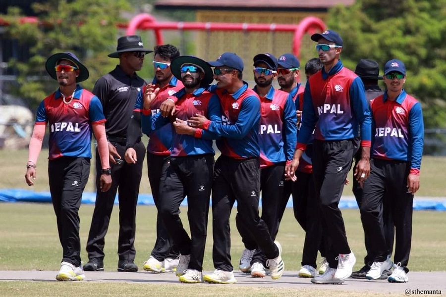 आईसीसी विश्वकप क्रिकेट लिग–२ अन्तर्गतको खेलमा नेपाल र अमेरिका बराबरी 