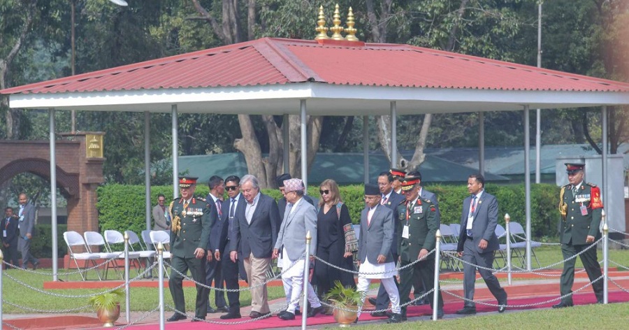 ४ दिने भ्रमण सकेर फर्किए संयुक्त राष्ट्रसंघका महासचिव एन्टोनियो गुटेरेस