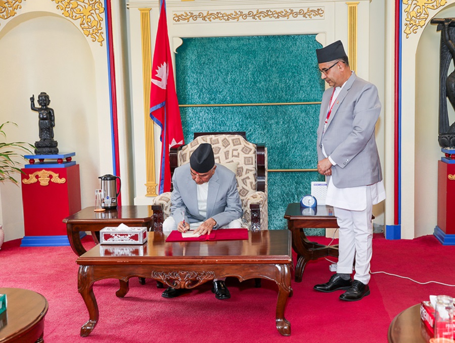 Rastrapati ramchandra poudel bidheyak pramikaran