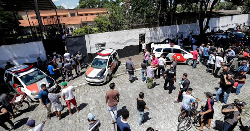 ब्राजिलको एक विद्यालयमा अन्धाधुन्ध गोली प्रहार, ८ जनाको मृत्यु
