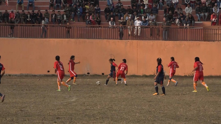 प्रदेश स्तरीय महिला फुटबलमा तेह्रथुम, ताप्लेजुङ र ईलाम विजयी