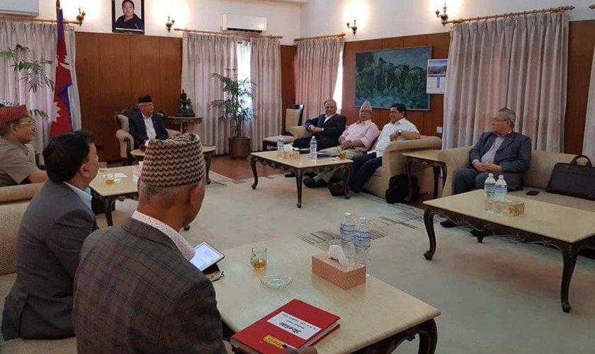 नेकपाको सचिवालयको बैठक सोमबार बस्ने