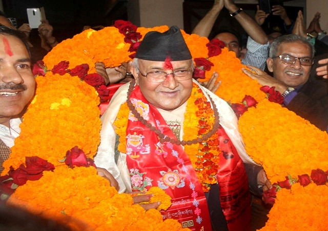 Prime minister kp oli welcome