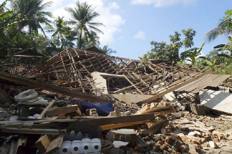 इन्डानेसियाको भूकम्पमा ज्यान गुमाउनेको सङ्ख्या १६४ पुग्यो