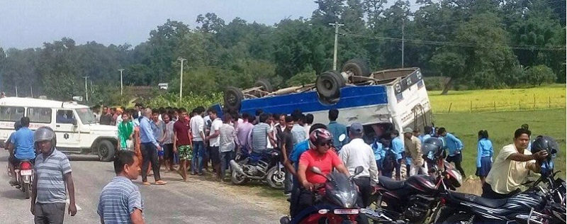 Kailali bus accident