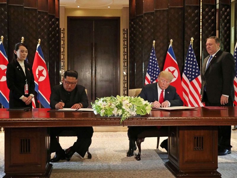 Trump kim summit singapore