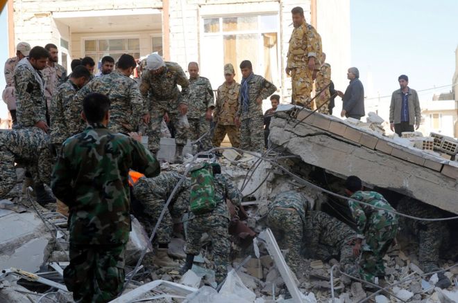 इरान–इराक भूकम्पः मृत्यु हुनेको संख्या ४०० नाघ्यो