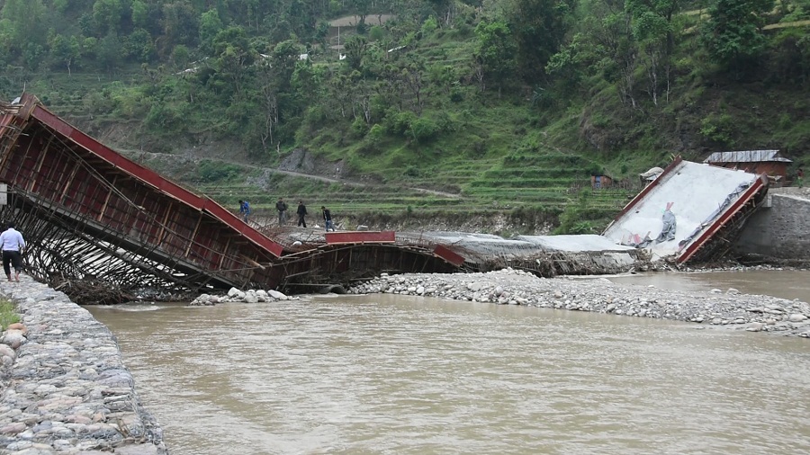 Bridge collapsed gulmi