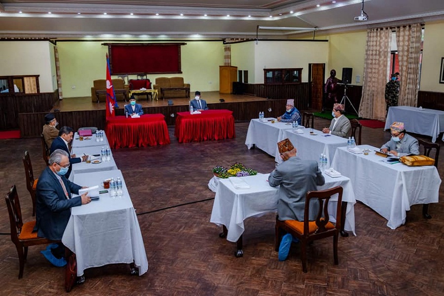 सकियो नेकपाको सचिवालय बैठक, नीति तथा कार्यक्रममै केन्द्रित रह्यो बैठक
