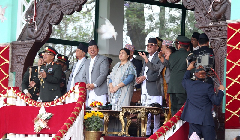 राष्ट्रपति भण्डारी टुँडिखेलमा आयोजित समारोहमा