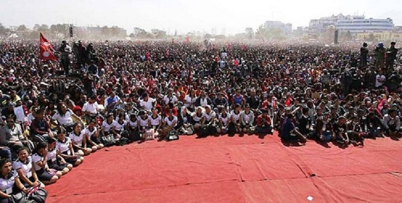 बन्ला त विश्व रेकर्ड टुँडिखेलमा हजारौंले बुद्ध वचन बाचन गरे 