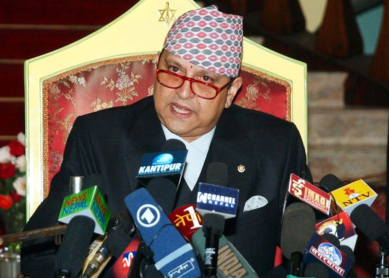 Gyanendra shah speaking