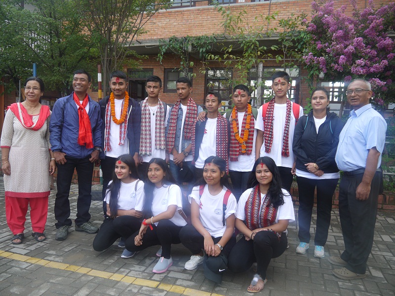 समर क्याम्पमा भाग लिन नेपाली विद्यार्थी चीन प्रस्थान